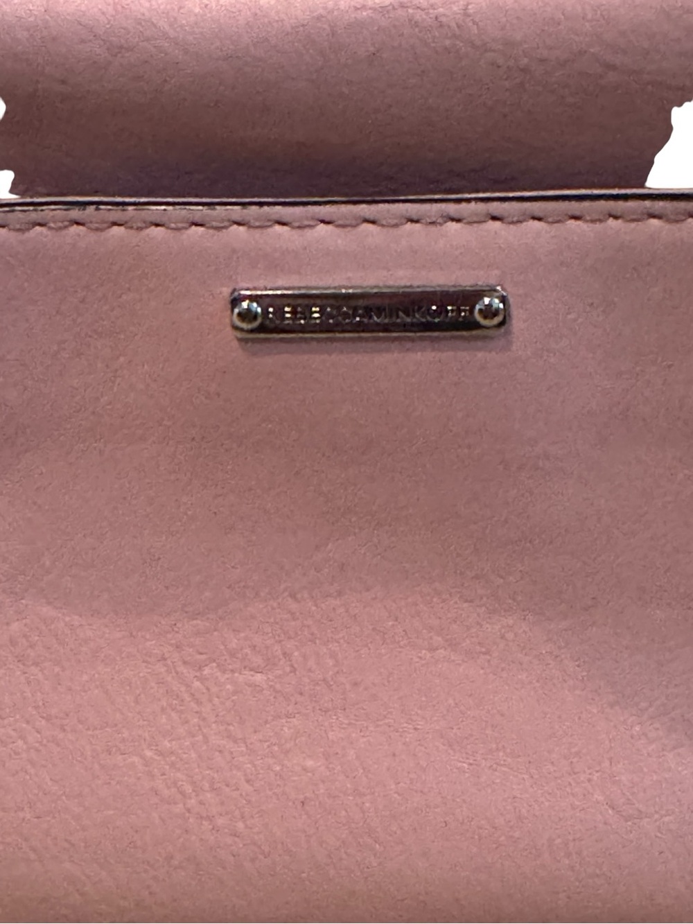 Rebecca Minkoff Blush Pink M.A.C Bowery Crossbody Leather Bag - Picture 9 of 11